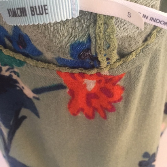 Urban Outfitters “Kim Chee Blue “ Crop Top - Picture 2 of 3